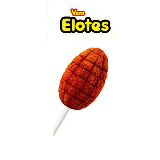 Vero Elotes lollipop (strawberry coated with mild chili powder)
