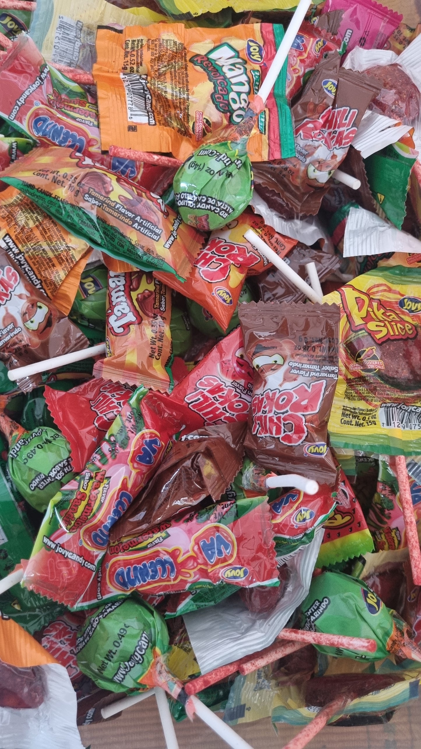 Mix of mexican candy