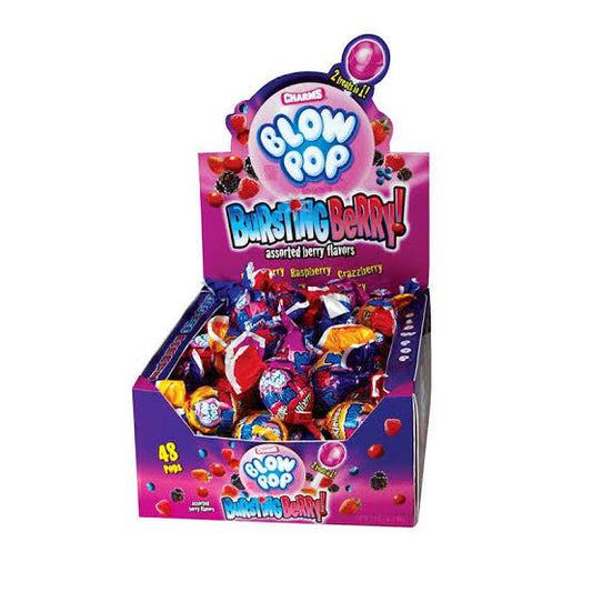 Charms blow pop berry flavours